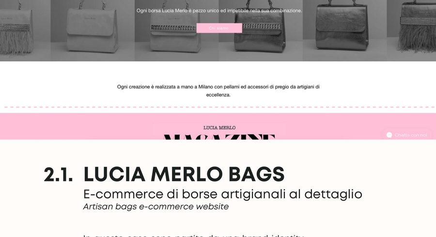 Lucia Merlo bag product detail